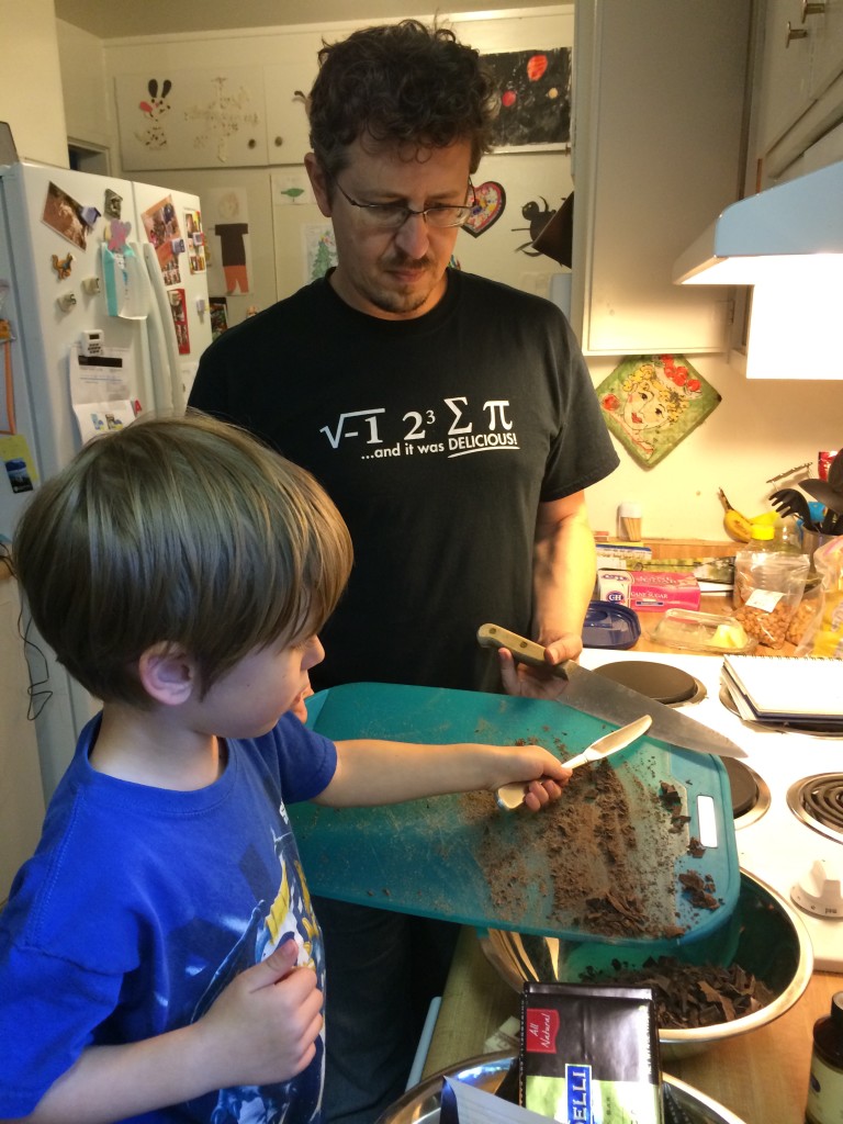 Eats at T9HQ: Kaleb & Peter making cookies