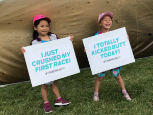 Proud kids at our photo booth